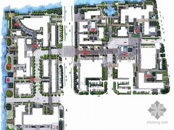 苏州工业园区道路景观资料下载-苏州工业园区广场景观设计方案
