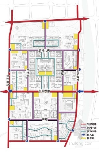 [甘肃]沙漠古城景观规划设计文本-道路交通规划 