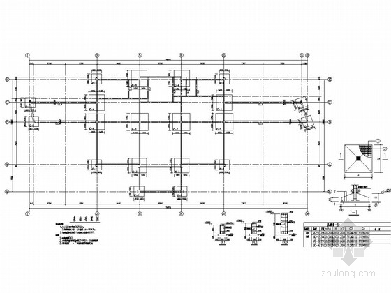 湖南办公楼建筑施工图资料下载-[湖南]三层框架剪力墙结构办公楼结构施工图