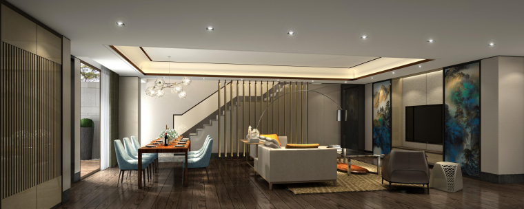 [梁志天]三亚海棠湾海棠之星住宅项目A型别墅室内外深化设计方案（JPG+CAD）-0016