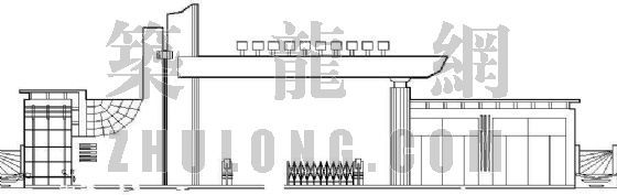 某学校大门建筑方案资料下载-某学校大门建筑设计方案