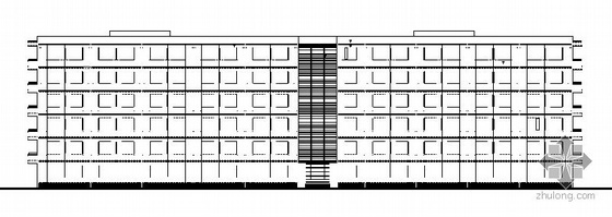 无锡惠山学校资料下载-无锡惠山某学校规划区普通学生公寓建筑结构方案图