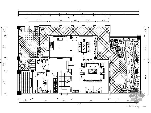 4层建别墅设计图资料下载-[广州]欧式四层别墅装修图（含效果）
