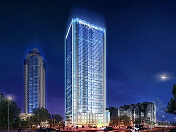 150米超高层办公楼模型资料下载-[成都]超高层商业国际广场暖通全套图纸（大样图丰富，150米）