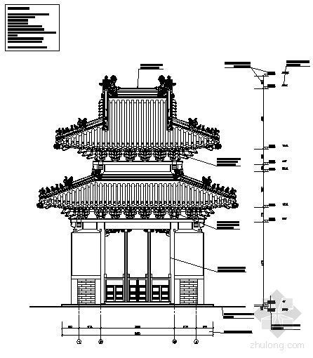 古建筑测绘（孔庙乾隆十三年碑CAD版本）
