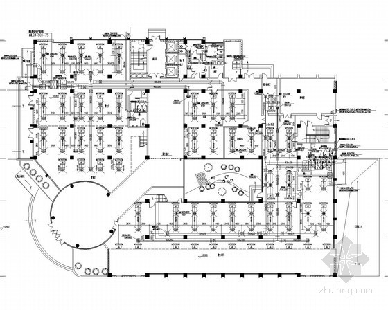 高层办公楼空调系统图资料下载-高层办公楼建筑空调通风防排烟系统设计施工图（设计美观）