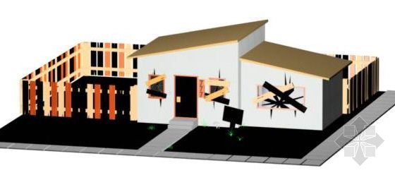 小屋3d模型资料下载-小屋