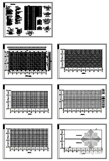 钢结构网架屋面方案资料下载-某网架屋面结构图