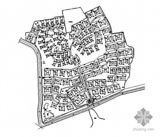小区规划图纸全套资料下载-某小区道路规划全套图纸