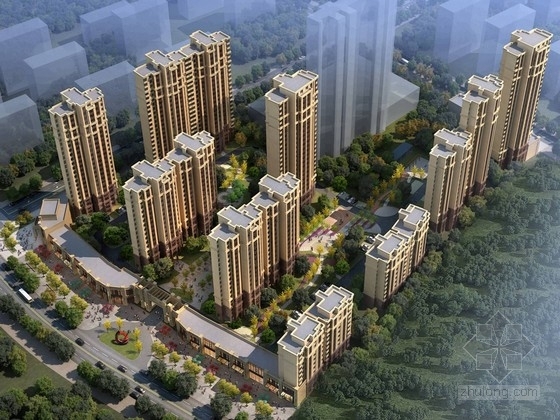 新中式住宅区CAD资料下载-[安徽]新中式风格高层住宅区规划设计方案文本（含多媒体）