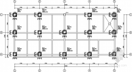 12层职工施工图资料下载-[新疆]8度区框架职工食堂结构施工图(含计算书)