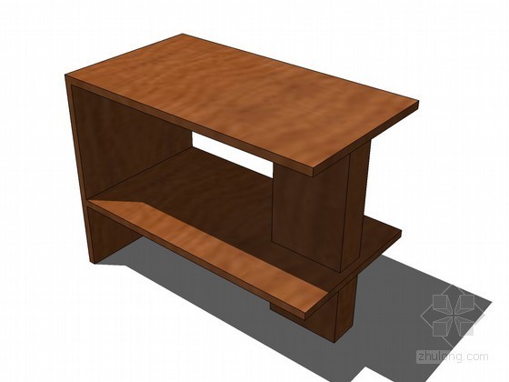 桌子su模型资料下载-木制桌子