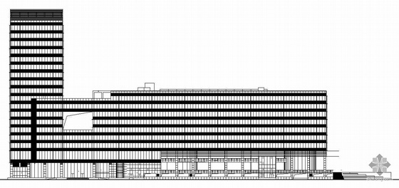 人防钢结构效果图资料下载-[深圳市]某TCL大厦建筑结构人防施工图（含效果图）