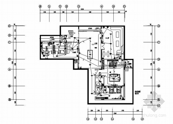 二层半别墅整套图纸资料下载-某二层半私人住宅楼电气图纸
