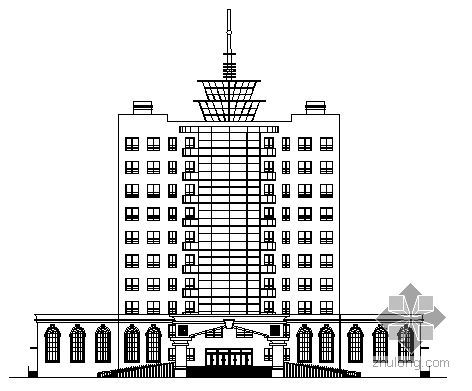 法院建筑案例资料下载-[广东省]某十一层法院建筑施工图