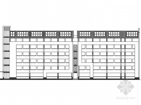 宿舍建筑方案资料下载-[东莞]某中学六层学生宿舍建筑方案图（3、4号）