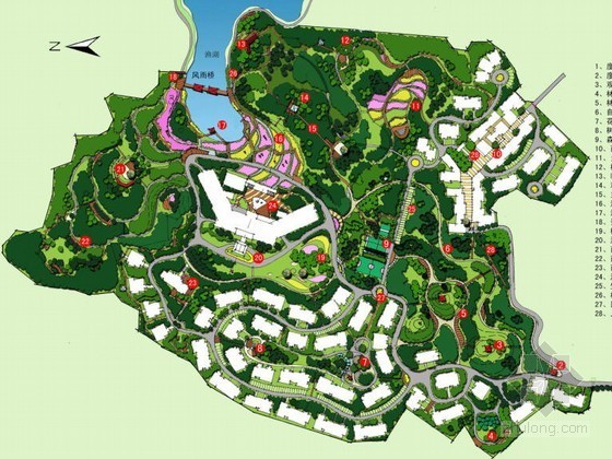滨海度假村规划方案资料下载-度假村景观设计规划方案