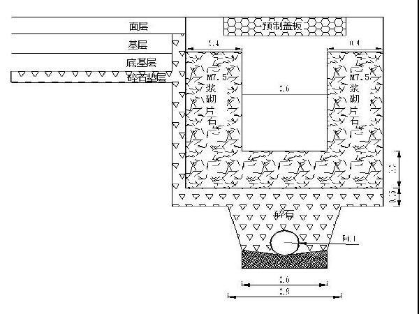 整体式路基28m资料下载-路基边沟施工方案（共18页）