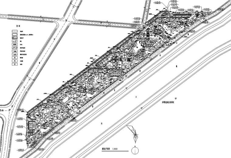 [广东]知名地产置地住宅居住区建筑方案文本（PDF+CAD）-总平面图