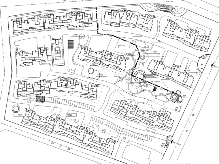 居住区方案图全套资料下载-澳丽生态花园居住区全套景观设计施工图