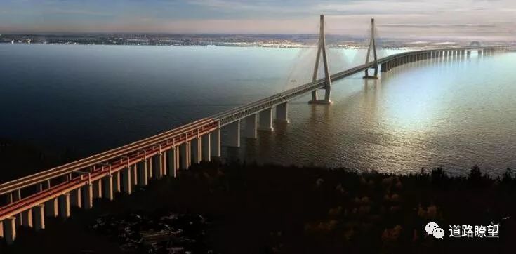 跨高速桥梁设计方案资料下载-沪通大桥设计方案，看看大院是怎么设计的?