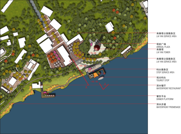 [湖南]衡陽市三江六岸風光帶景观规划方案文本（PDF+217页）-重点平面图