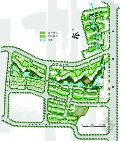 北京城市道路景观设计规划资料下载-北京某小区景观设计方案