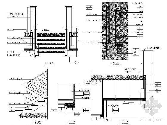 新加坡奥迪展厅设计资料下载-奥迪展厅楼梯详图
