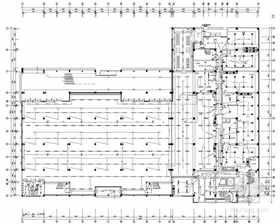 cad食堂图纸资料下载-四层框架食堂高压配电系统设计图纸