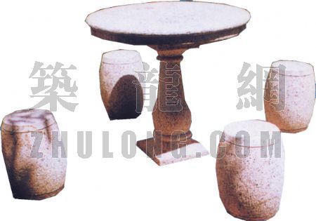 石桌安装施工方案资料下载-石桌凳