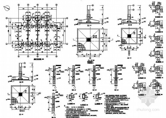 化工厂建筑结构图纸资料下载-青海某化工厂变、配电室结构施工图