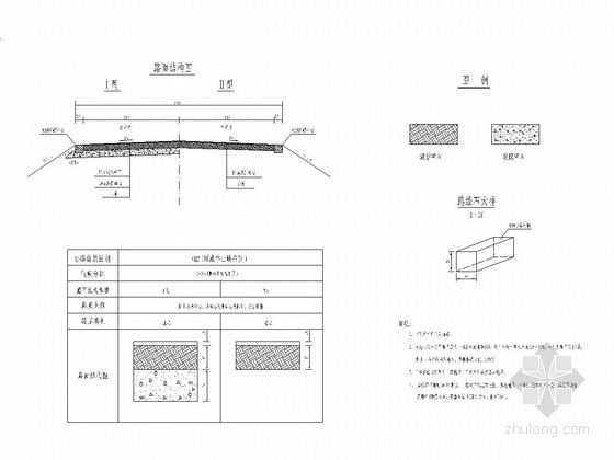 地下停车场交通设施节点图资料下载-四级公路施工图38张（含涵洞交通设施）