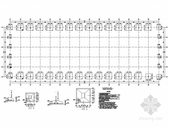 单层砖柱厂房计算书资料下载-30M单跨砖墙轻钢顶厂房结构施工图（含软件计算书）