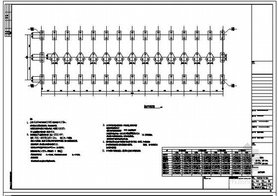 物流仓储施工设计资料下载-某仓储物流包装车间结构设计图