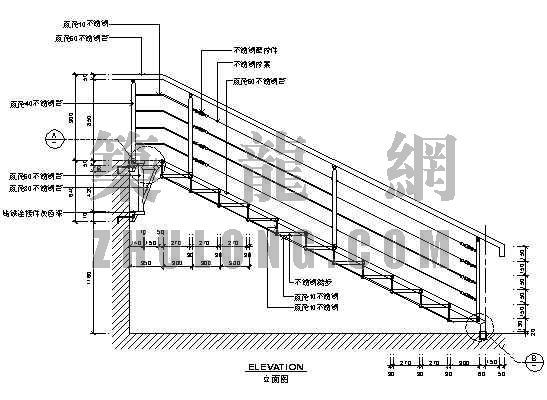 建筑楼梯剖面详图资料下载-楼梯详图4