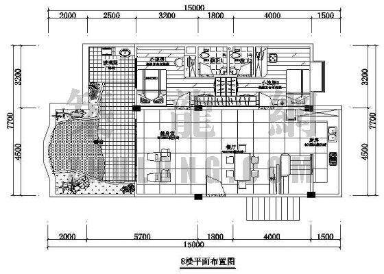 一套一标间户型图资料下载-一套复式装修图