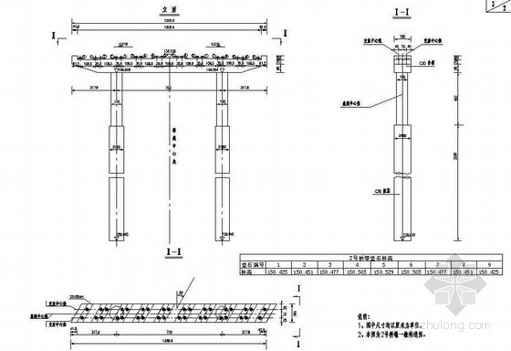 20m预应力空心板梁资料下载-20m预应力空心板简支梁桥墩构造节点详图设计