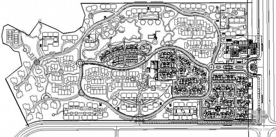 小区外围绿地景观设计资料下载-[南京]小区组团绿地景观设计施工图