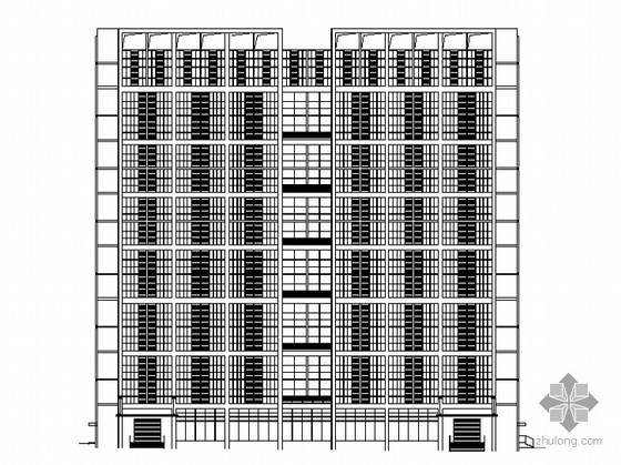 商业裙房建筑施工图资料下载-某十四层厂房建筑施工图