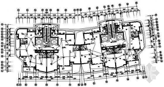 高层电气设计图资料下载-某高层住宅楼电气设计图