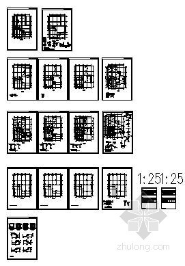 框架别墅结构设计图资料下载-某框架异形柱别墅结构设计图