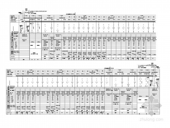 [北京]知名集团总部大楼全套电气图纸(全套楼宇控制 知名院)-3#4#变电压器组低压配电系统图 