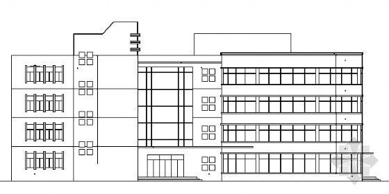 五层宾馆建筑结构资料下载-某五层综合楼建筑结构施工图纸