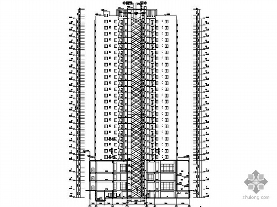 [四川]某二十六层商住楼建筑施工图- 
