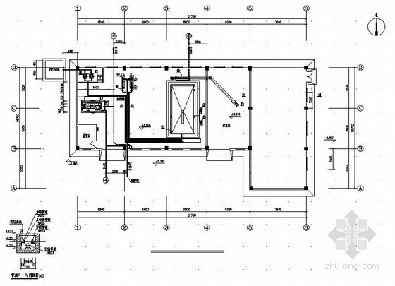 板框式厢式压滤机资料下载-脱水机房工艺平面布置图