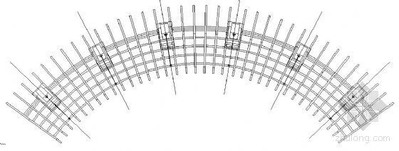 钢架构廊架施工方案资料下载-弧形廊架施工详图