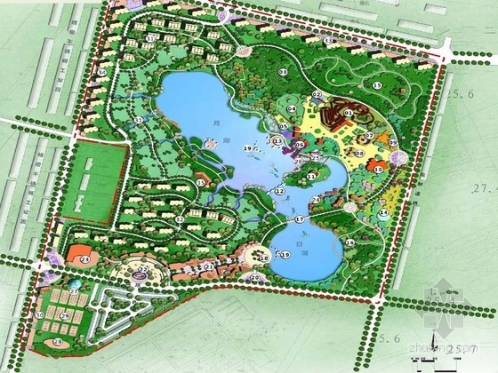 城市公园策划资料下载-[湖北]城市滨水公园嘉年华景观规划设计方案