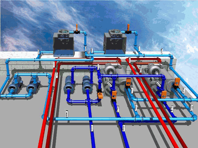 空调变频水泵控制原理资料下载-空调系统工作原理