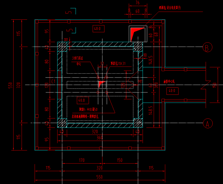 水塔施工图CAD资料下载-水库除险加固项目施工图（涵管启闭机工作桥）