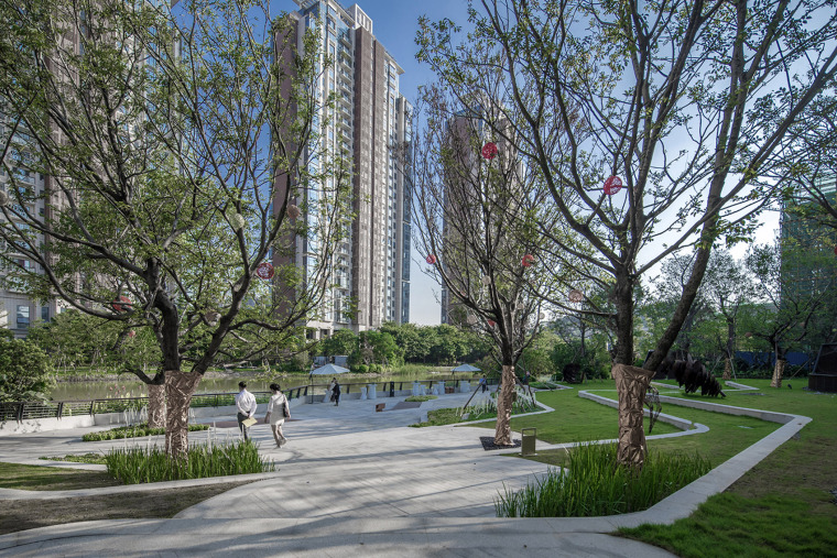 园林平面图设计资料下载-广州招商金山谷创意园景观